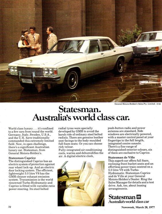1976 Holden Statesman HX Caprice